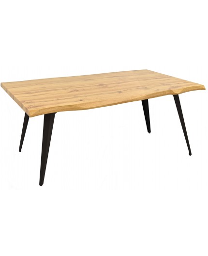 Mesa MELIDE, metal, madera,160 x 90 cms