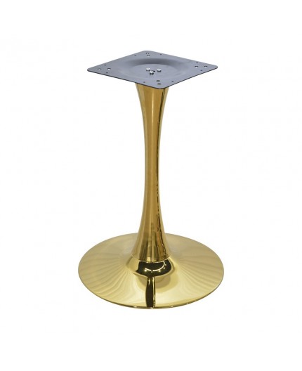 Base de mesa TULIP, acabado dorado, 50*70 cms