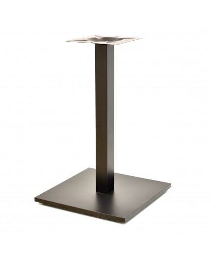 Base de mesa BEVERLY, tubo cuadrado, negra, 45*45*72 cms