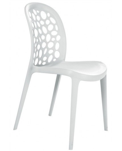 Silla ARASHI, polipropileno blanco*