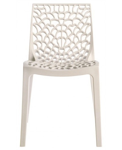 Silla CAPRICHO, polipropileno blanco*