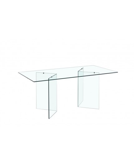 Mesa OTISH, cristal 180 x 90 cms