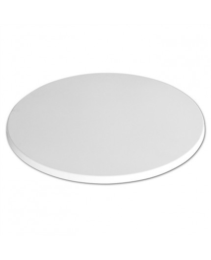 Tablero de mesa Werzalit SM, BLANCO 01, 60 cms de di metro*.