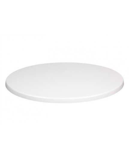 Tablero de mesa Werzalit SM, BLANCO 01, 70 cms de di metro*.