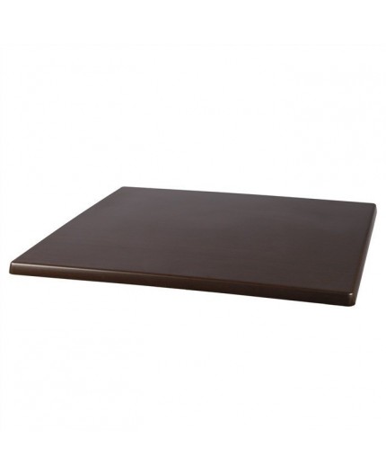 Tablero de mesa Werzalit-SM, WENGU 103, 80 x 80 cms*