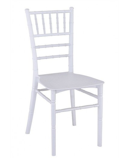 Silla CHIAVARI 19, polipropileno blanco*