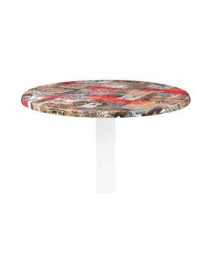 Tablero de mesa Werzalit Alemania, BABYLON 213, 60 cms de di metro*.