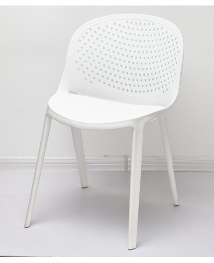 Silla JAVA, apilable, polipropileno blanco*