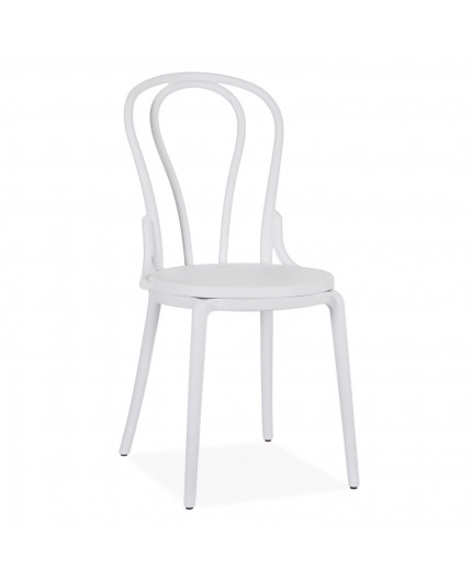 Silla THONA, polipropileno blanco