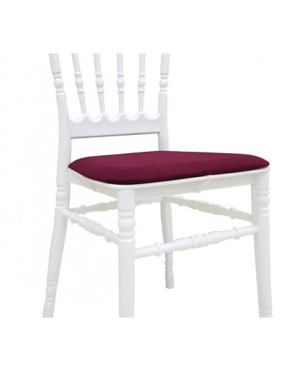 Coj¡n de asiento para Sillas WEDDING y CHIAVARI NEW, color burdeos