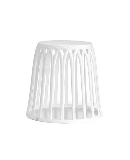 Mesa NEPTUNO, baja, polipropileno blanco